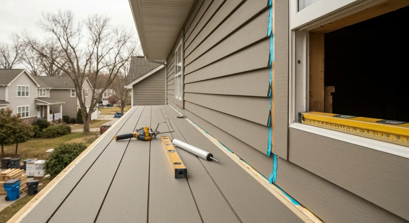 Siding installation