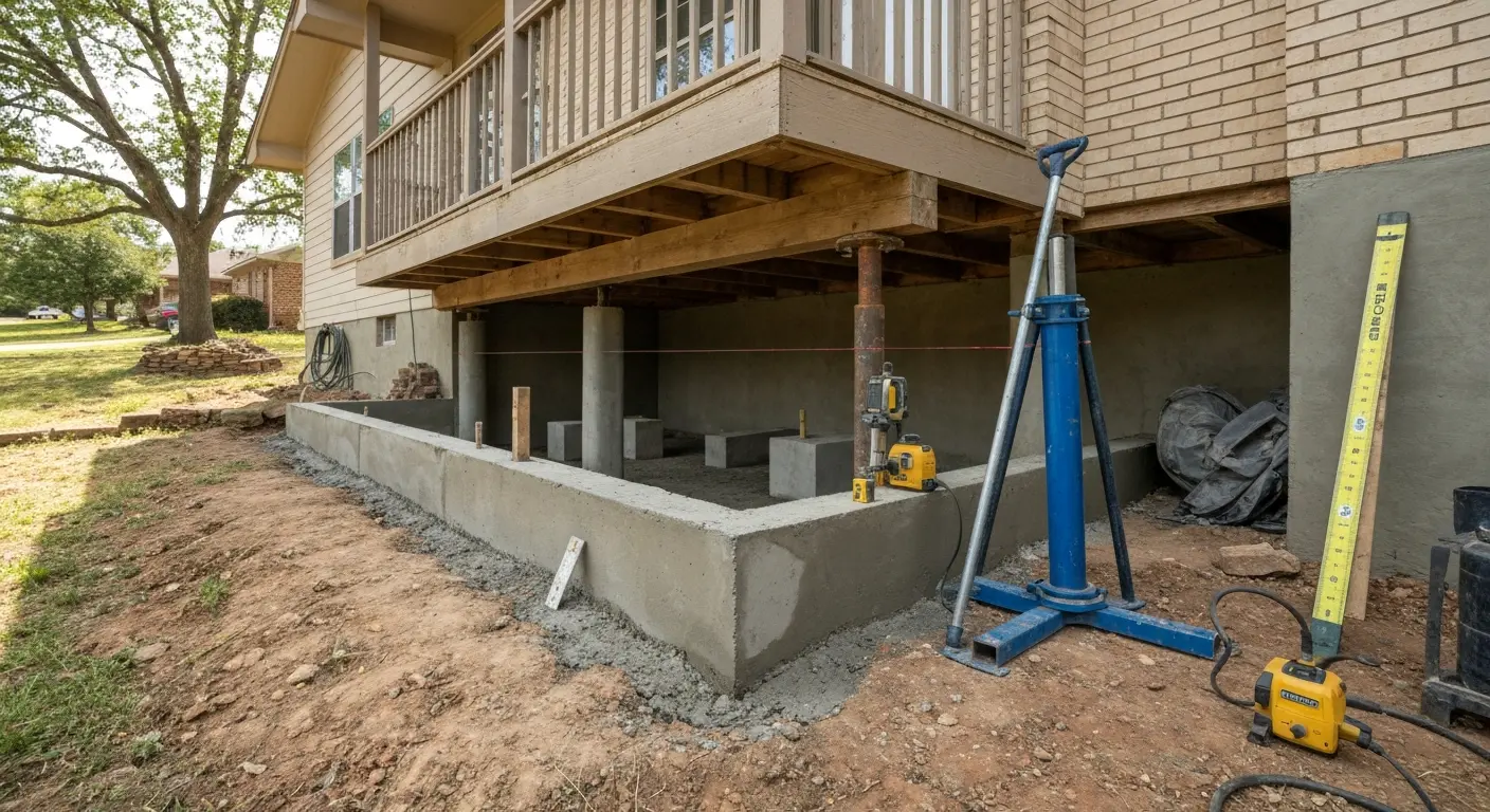 Foundation stabilization project