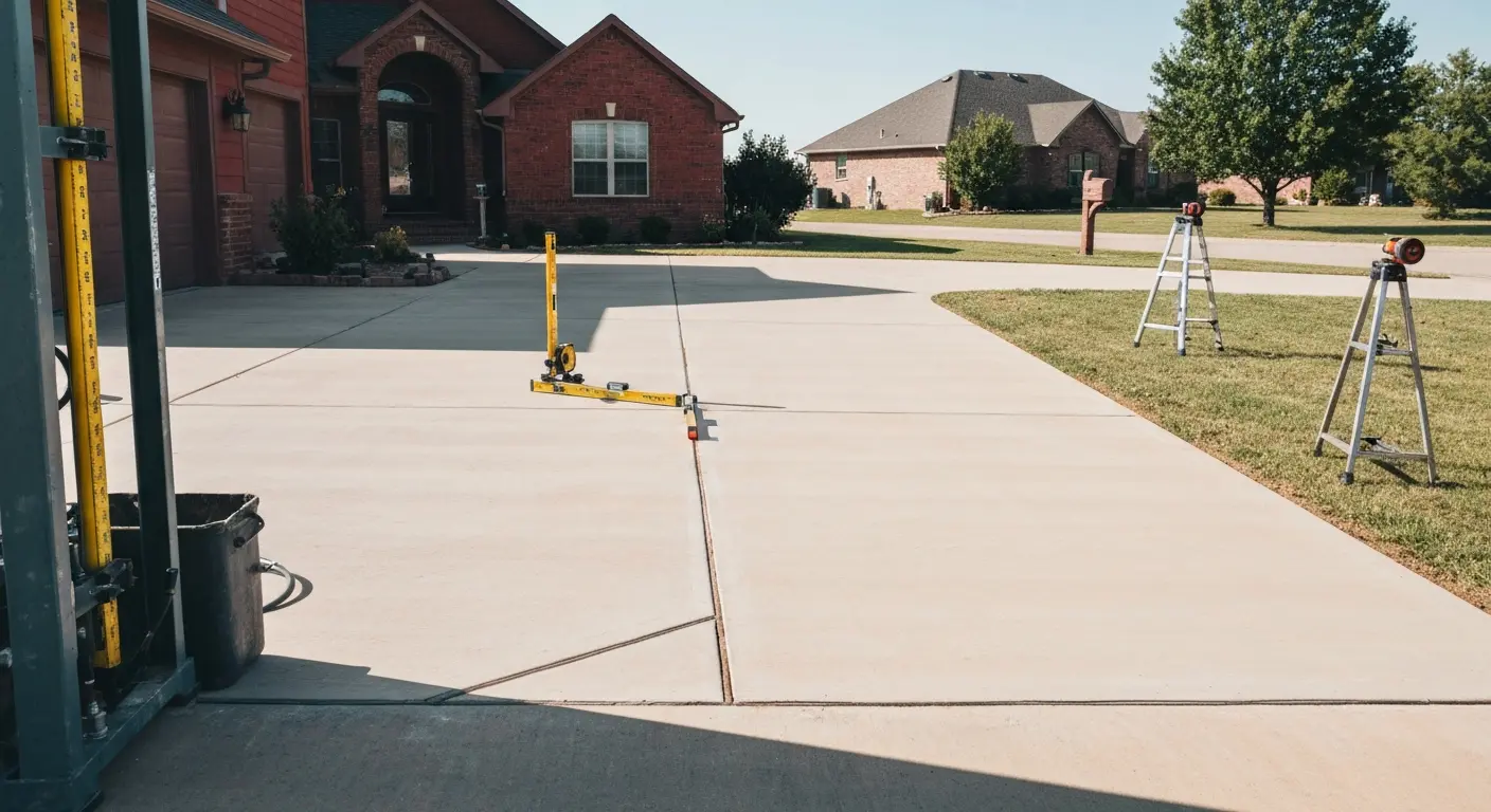 Concrete lifting and leveling