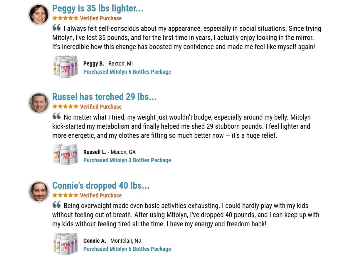 Mitolyn customer reviews
