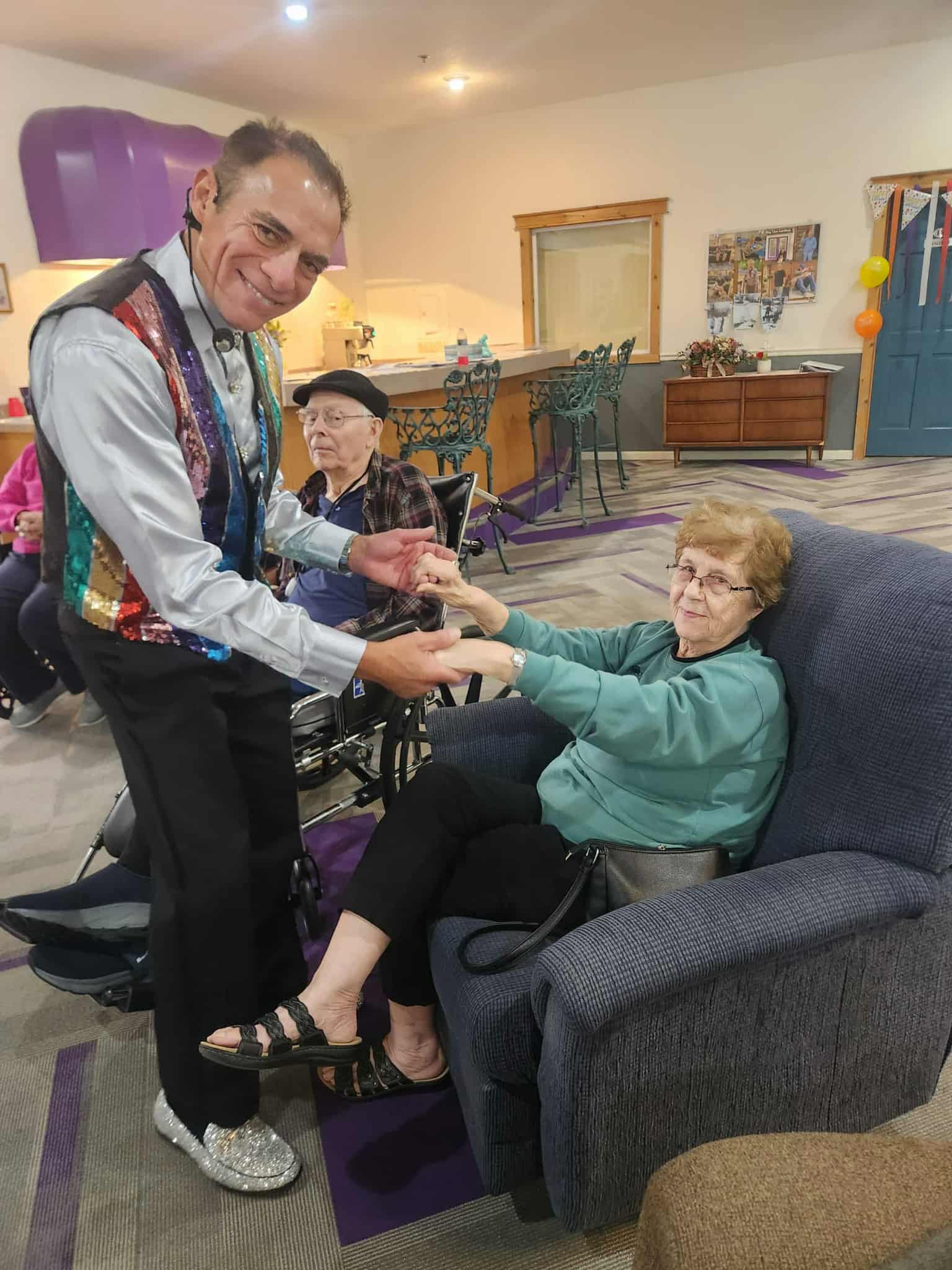 Bay View Gardens residents enjoying activities