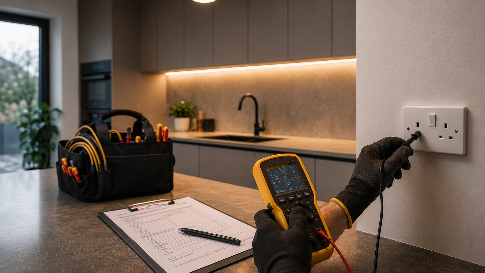 Electrical testing for an EICR