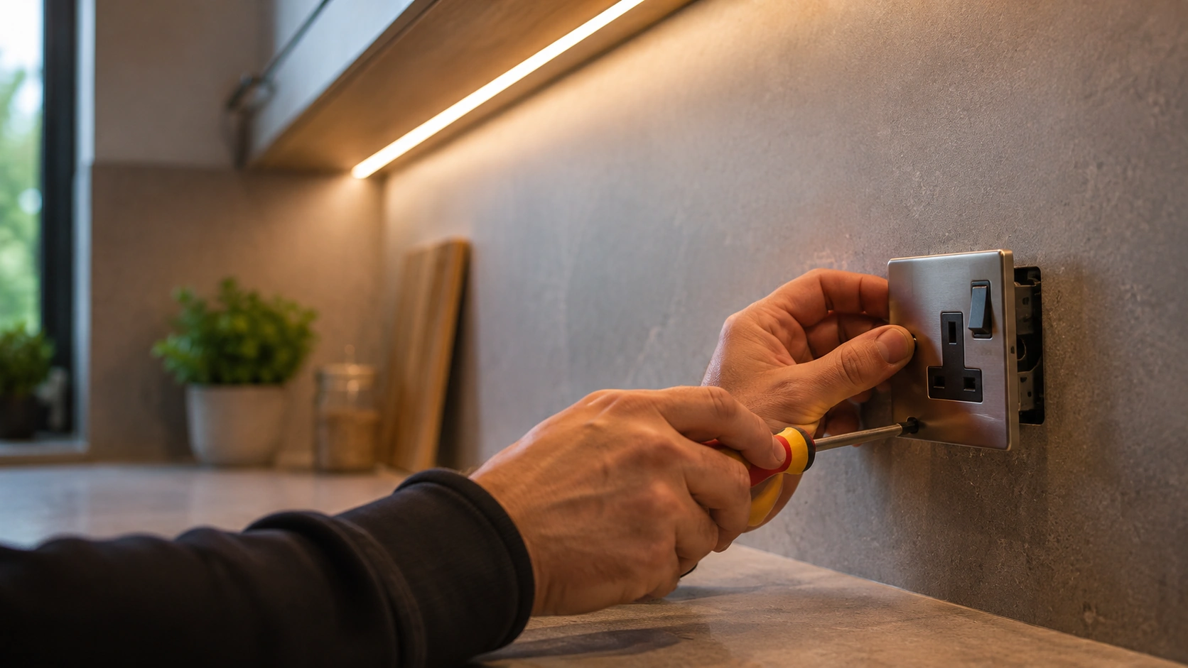 Electrical repair work