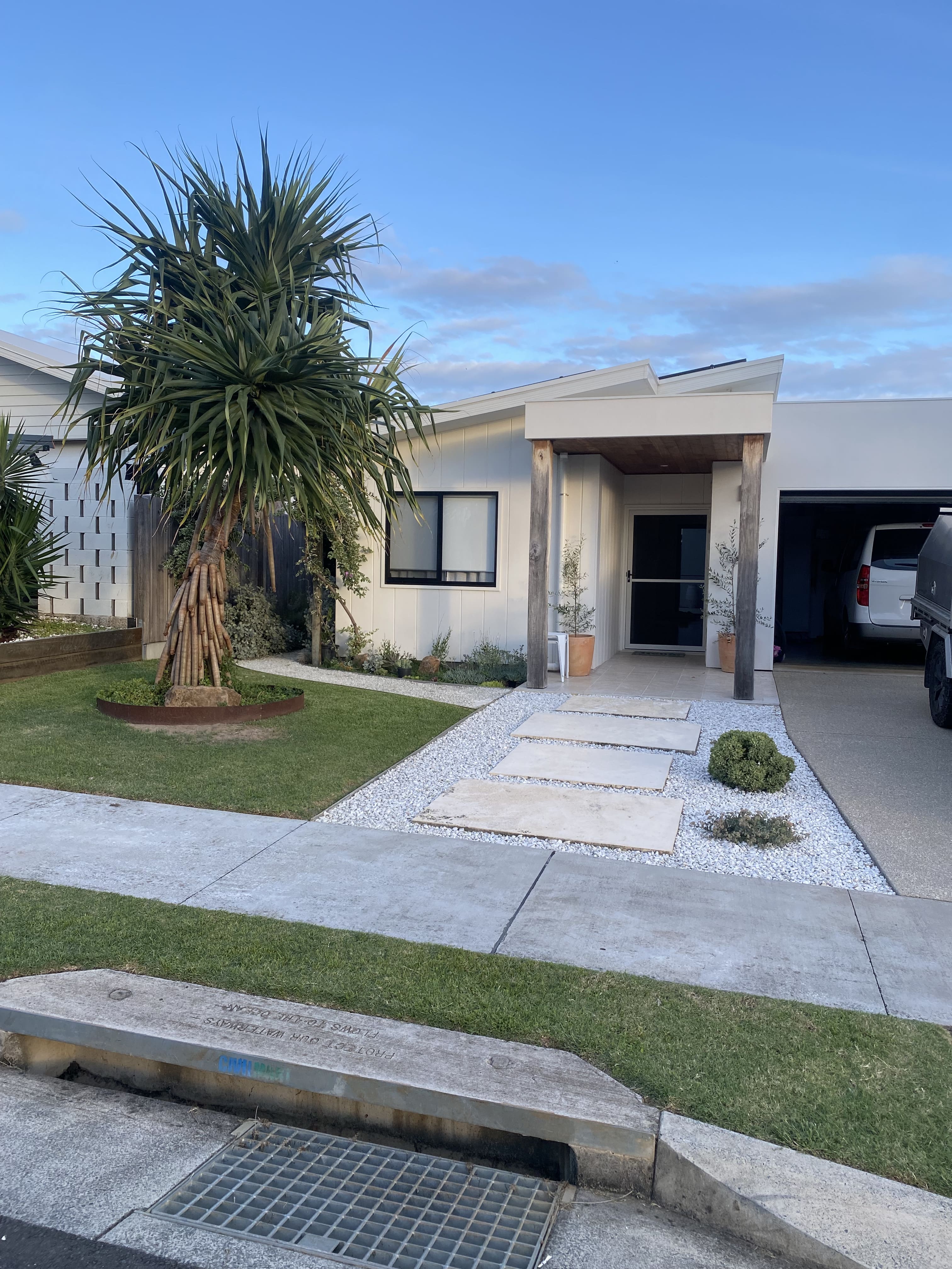 New home build under construction by Palm Avenue Projects, Ballina Northern Rivers NSW