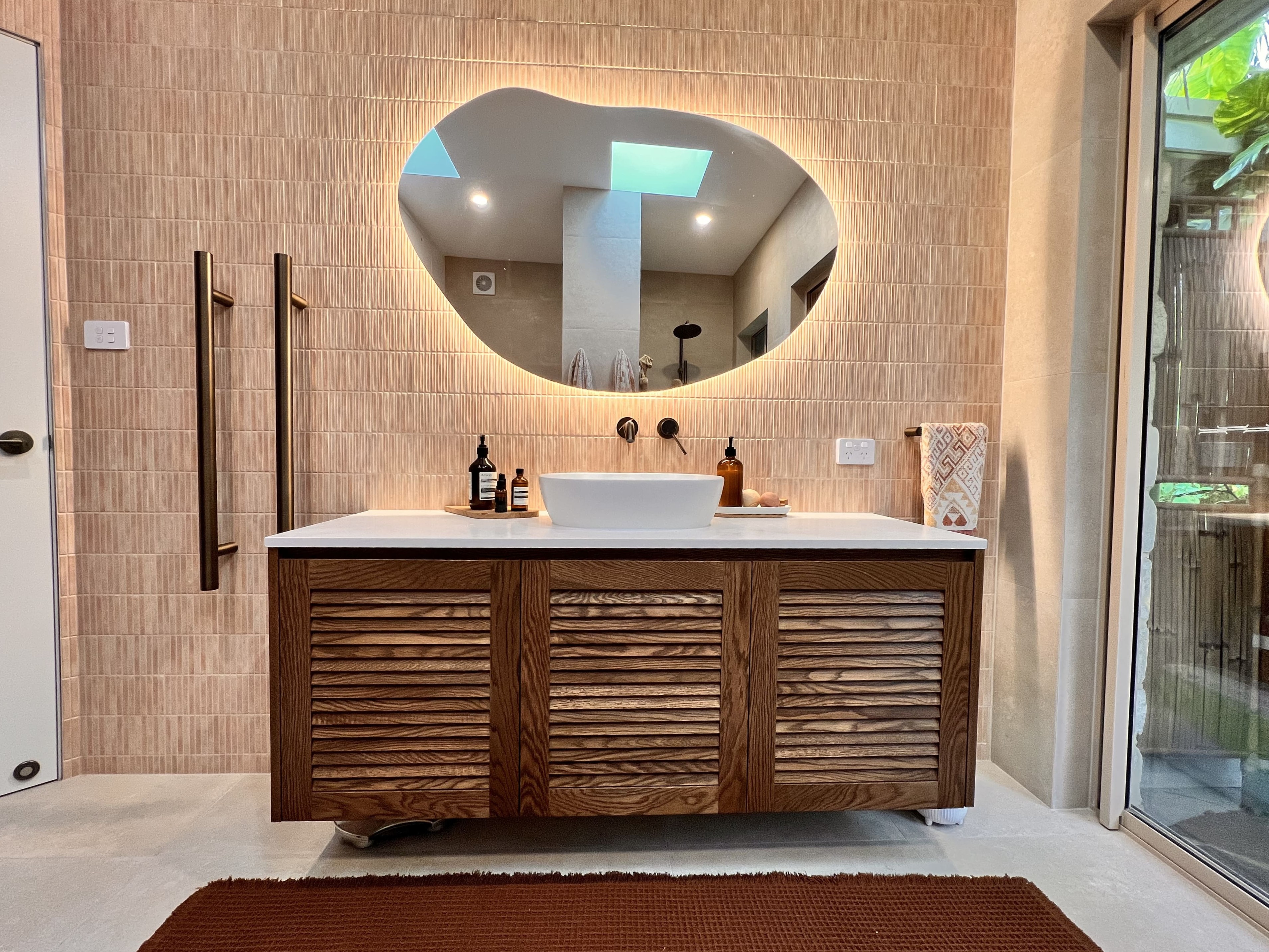 Custom timber laundry joinery and cabinetry, Ballina Northern Rivers NSW