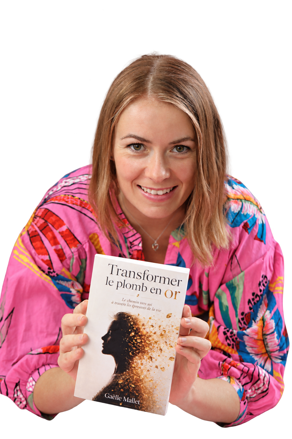 Gaëlle Mallet présentant son livre Transformer le plomb en or