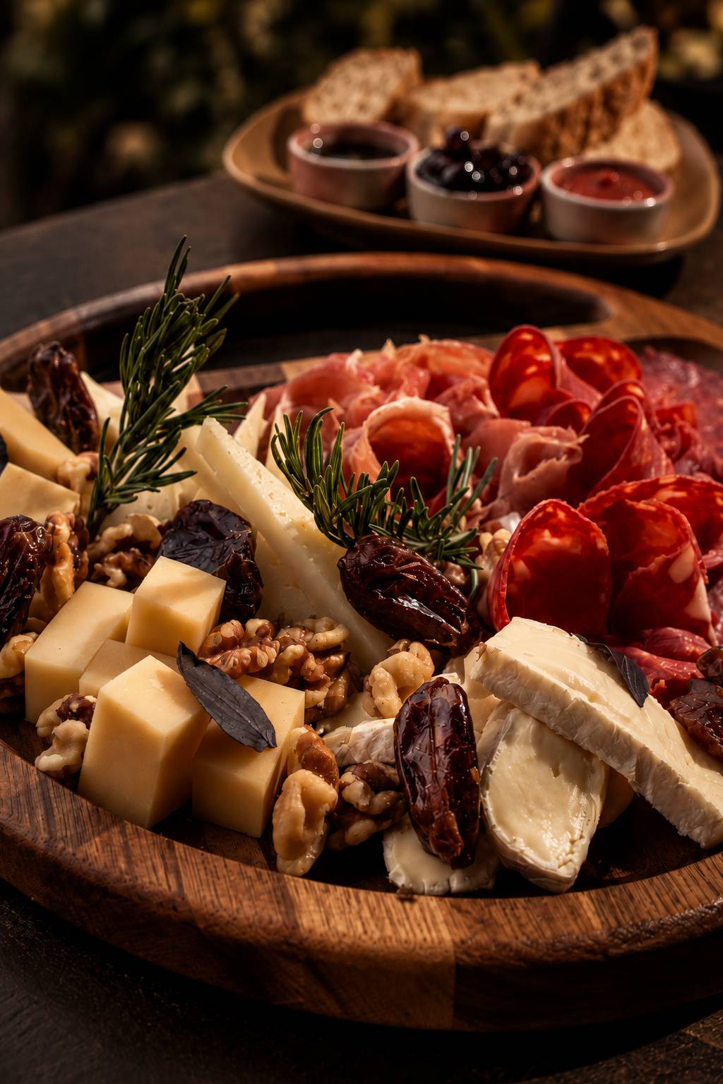 Tabla de quesos y embutidos