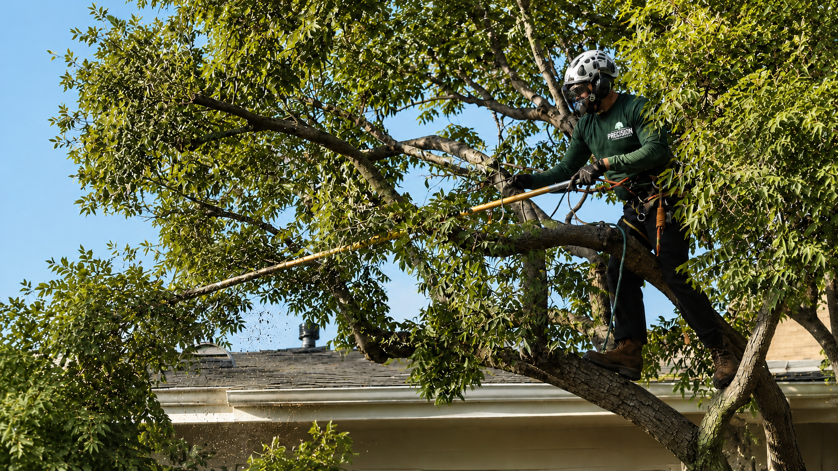 Professional tree trimming service