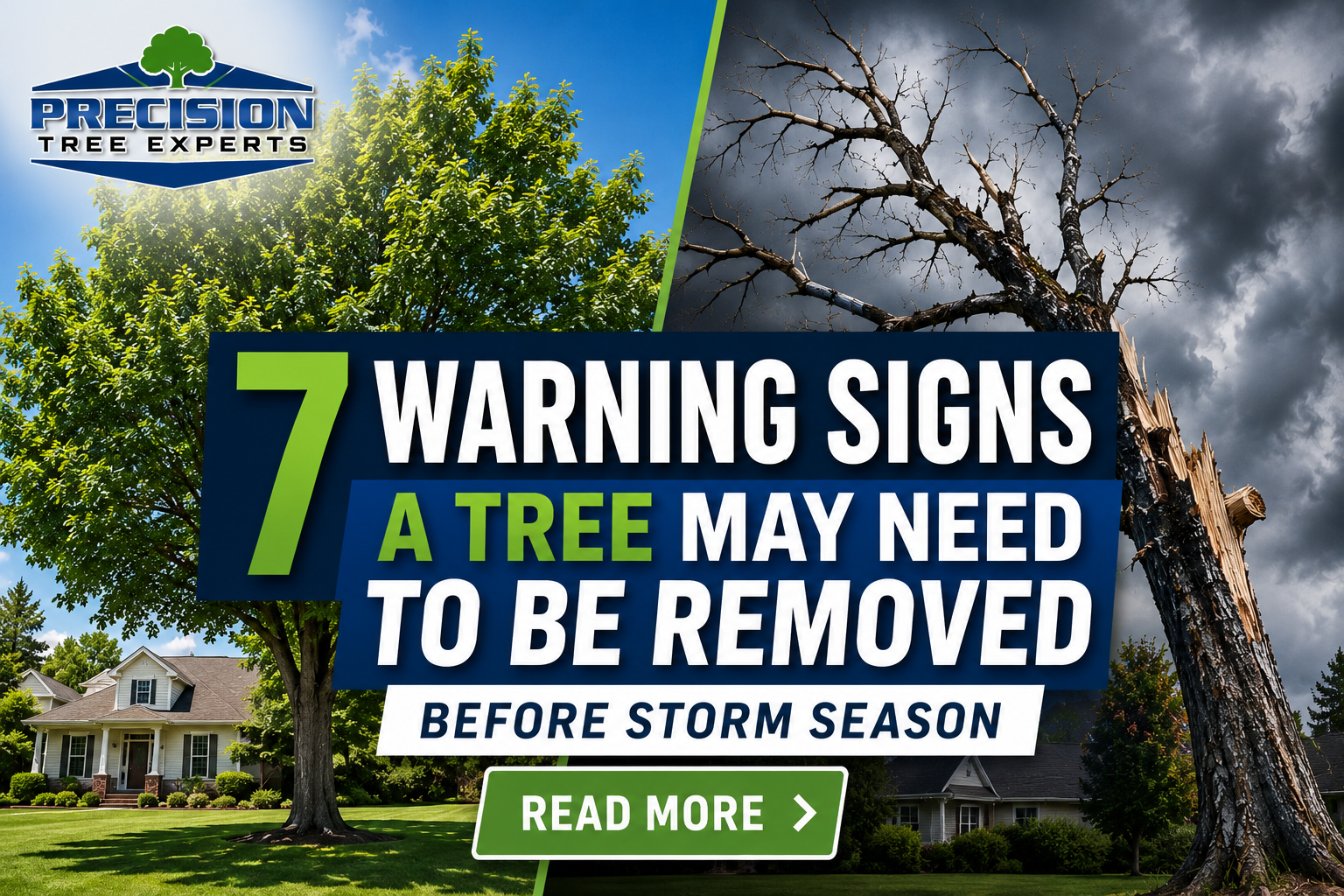 7 Warning Signs a Tree May Need to Be Removed Before Storm Season