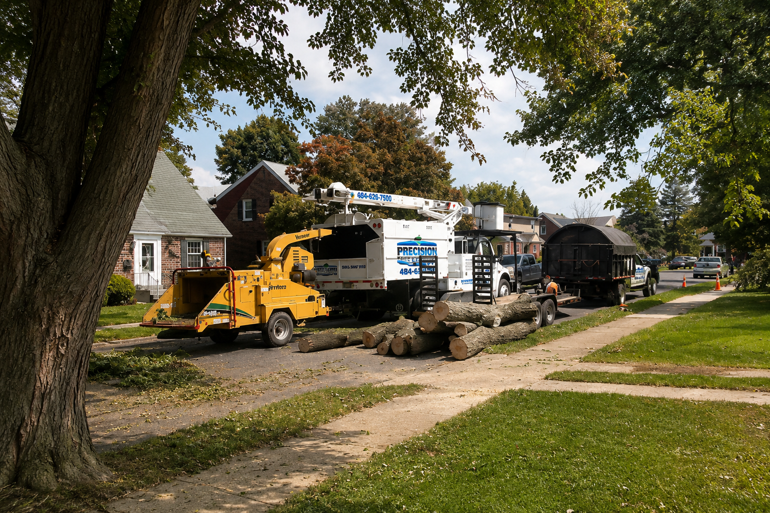 ISA Certified Arborist evaluating a premium estate property in Washington, NJ