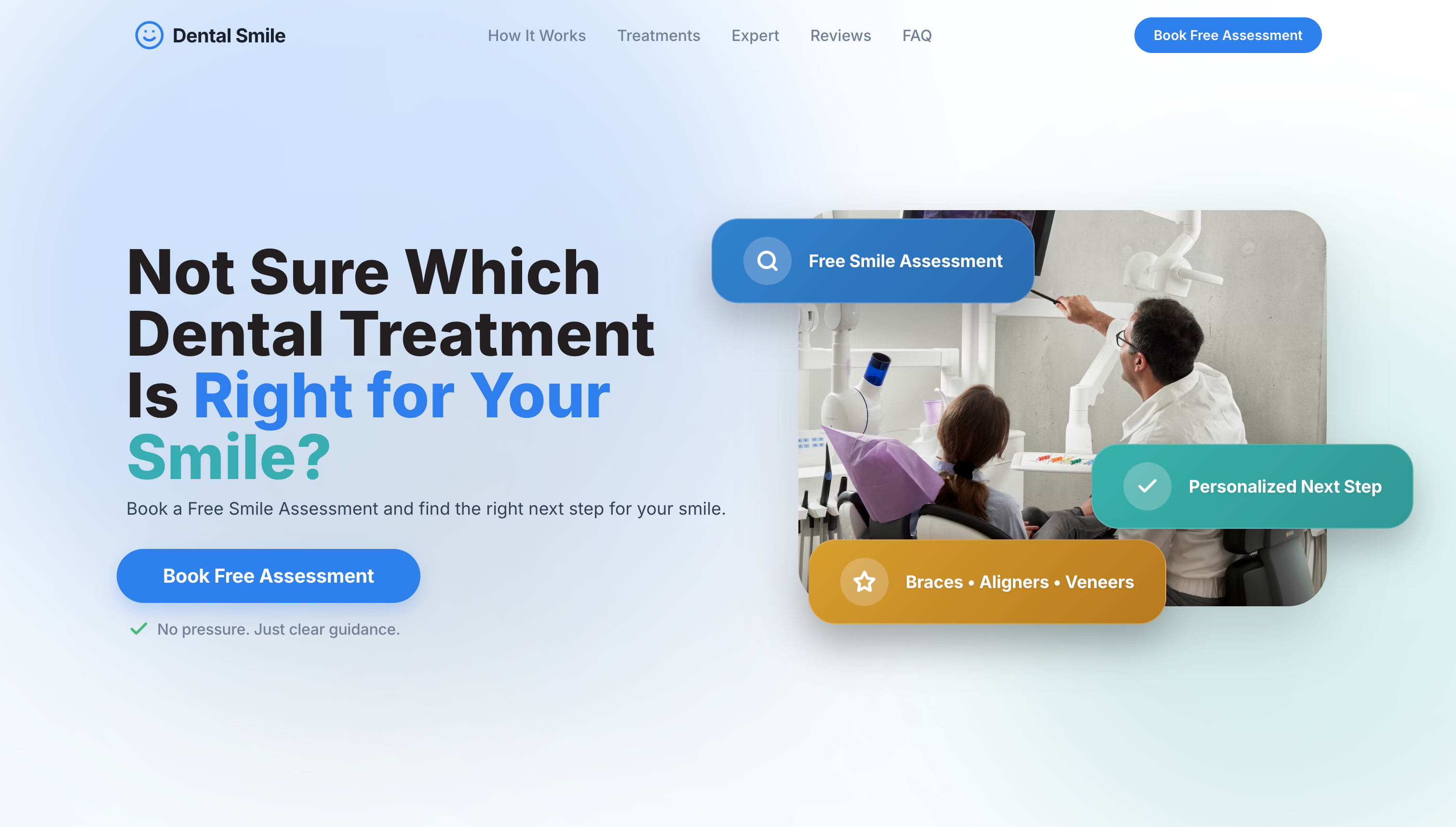 Dental Smile Assessment Funnel