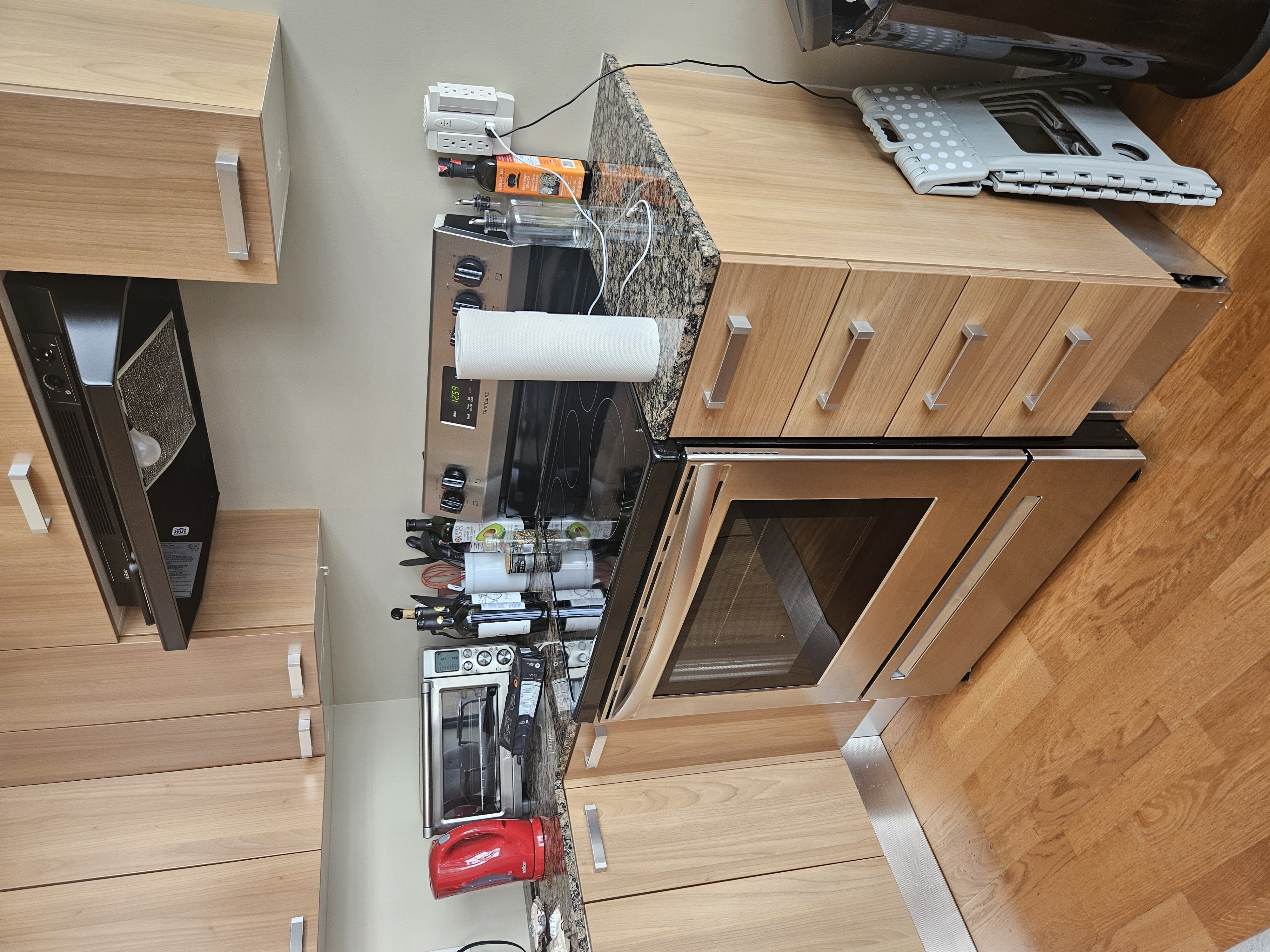 Kitchen with so much clutter