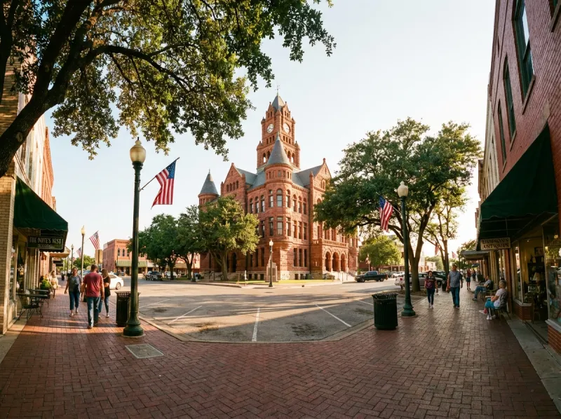 Centro histórico de Waxahachie TX