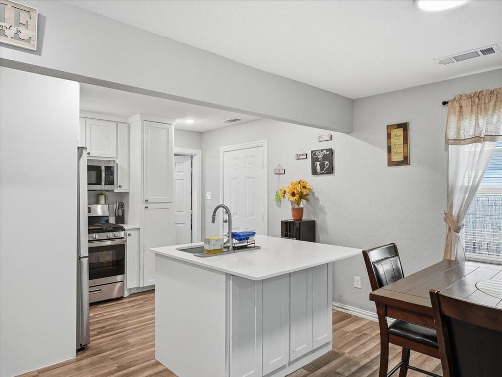 Living area with open floorplan