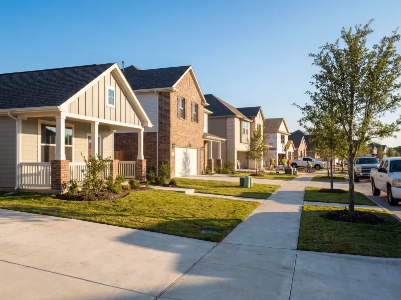 Casas nuevas en Midlothian TX