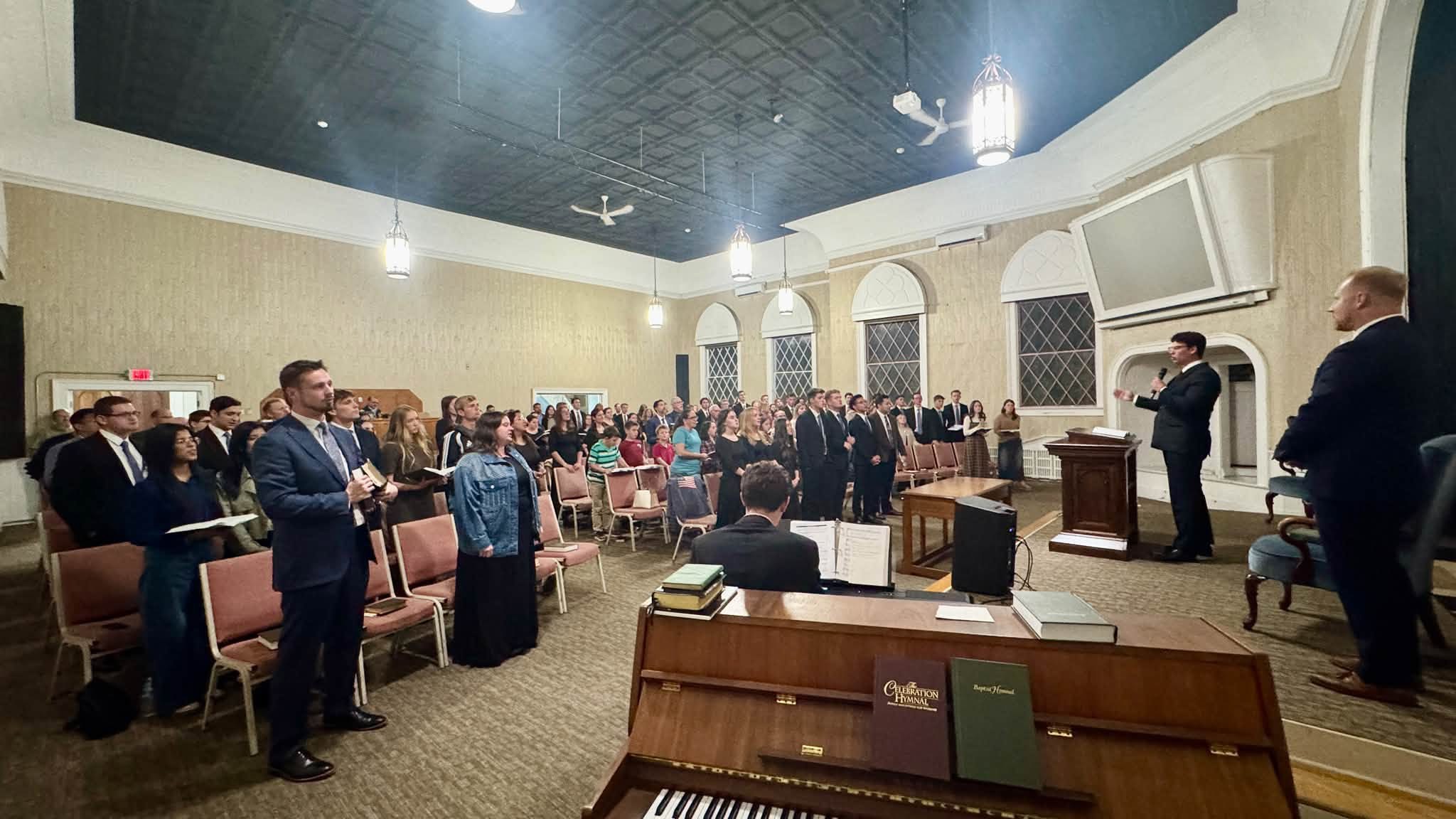 Inside New London Baptist Church