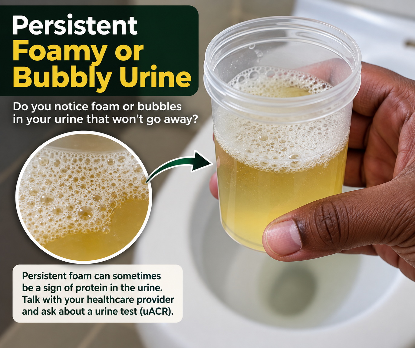 Foamy Urine Foamy Urine