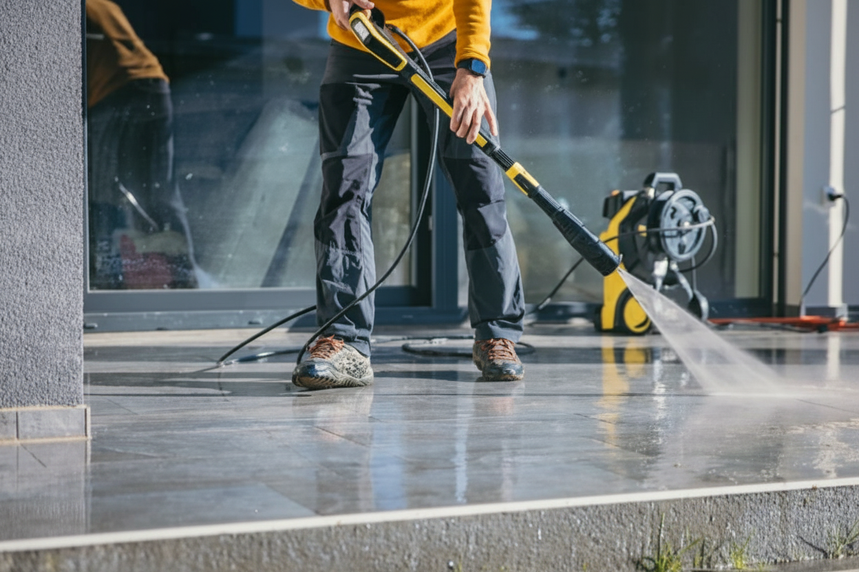 Pressure washing
