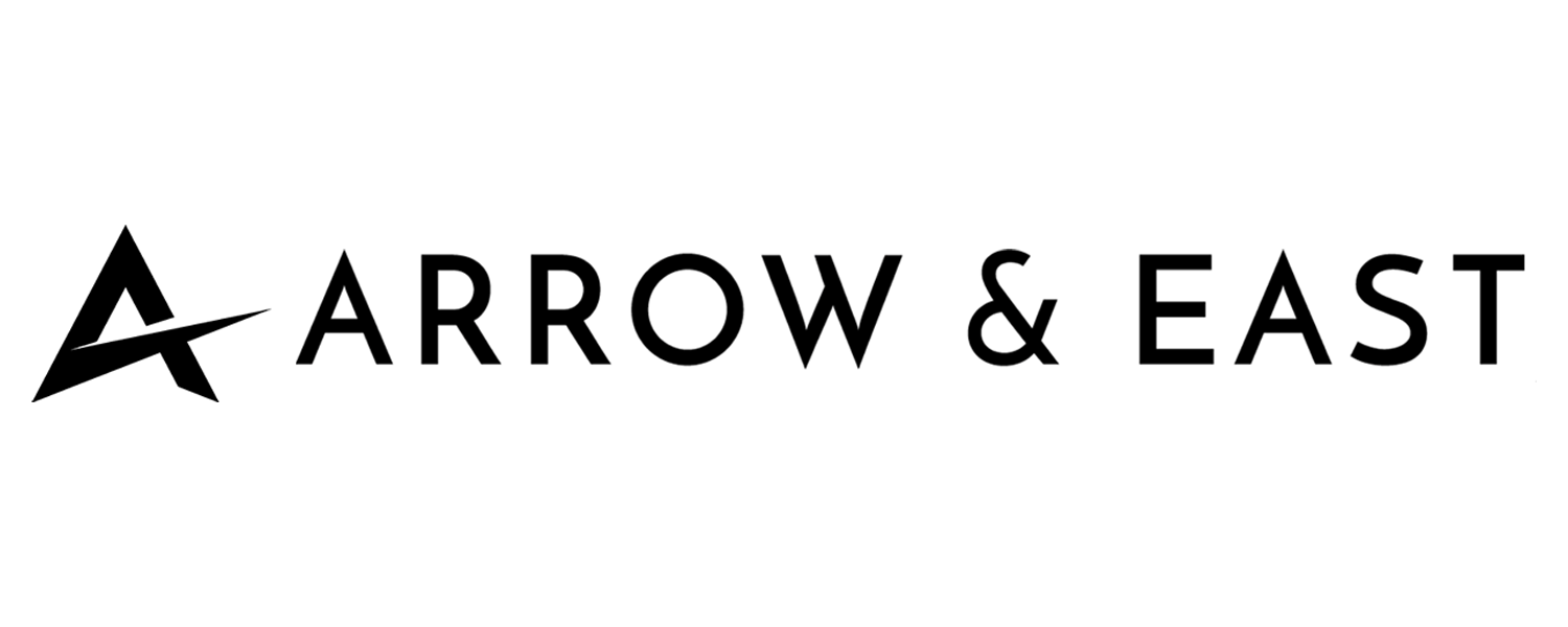 Arrow_East_Logo_Black_Transparent_Side+Text