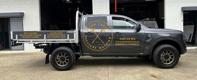 Clean Cartel branded truck — Gold Coast