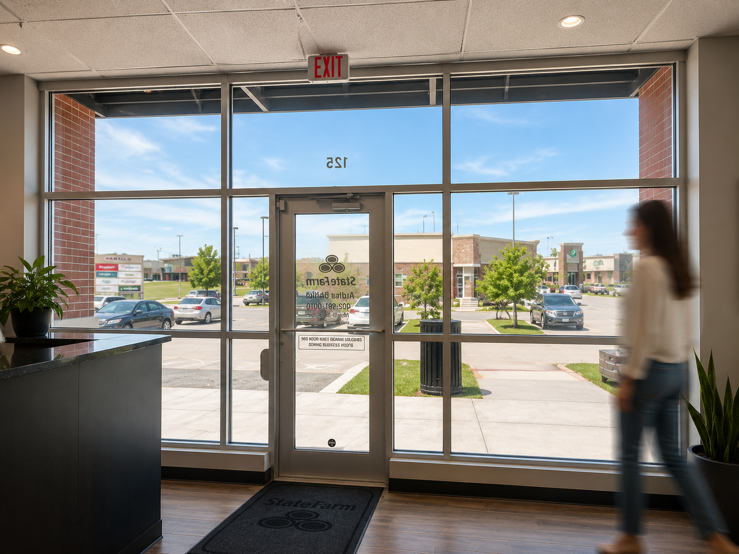 Before — untreated windows