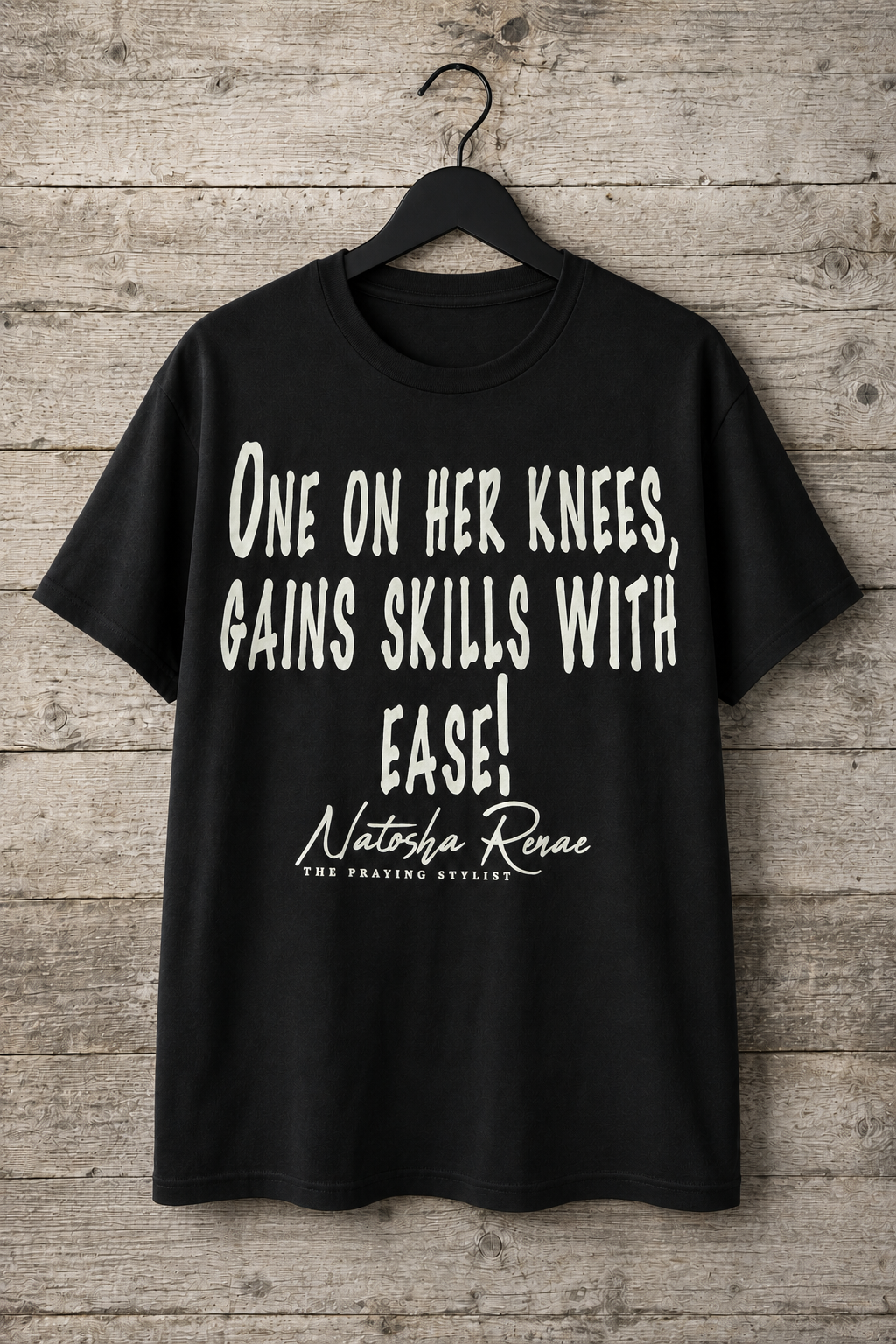 The Praying Stylist · Design 1 tee
