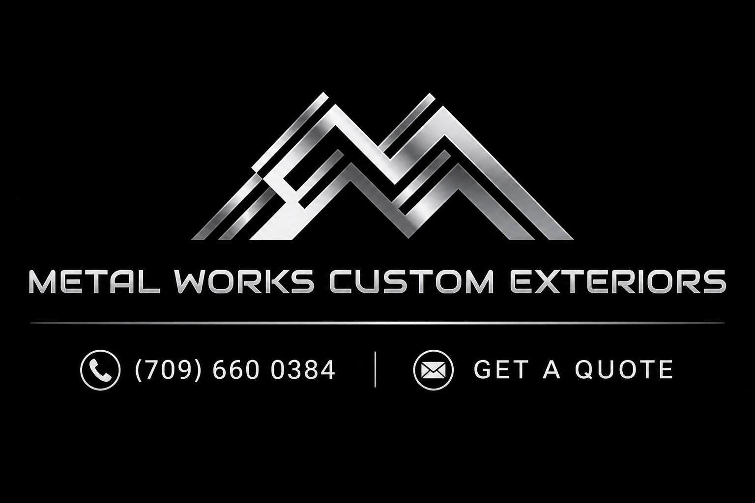 Metal Works Custom Home Design Logo