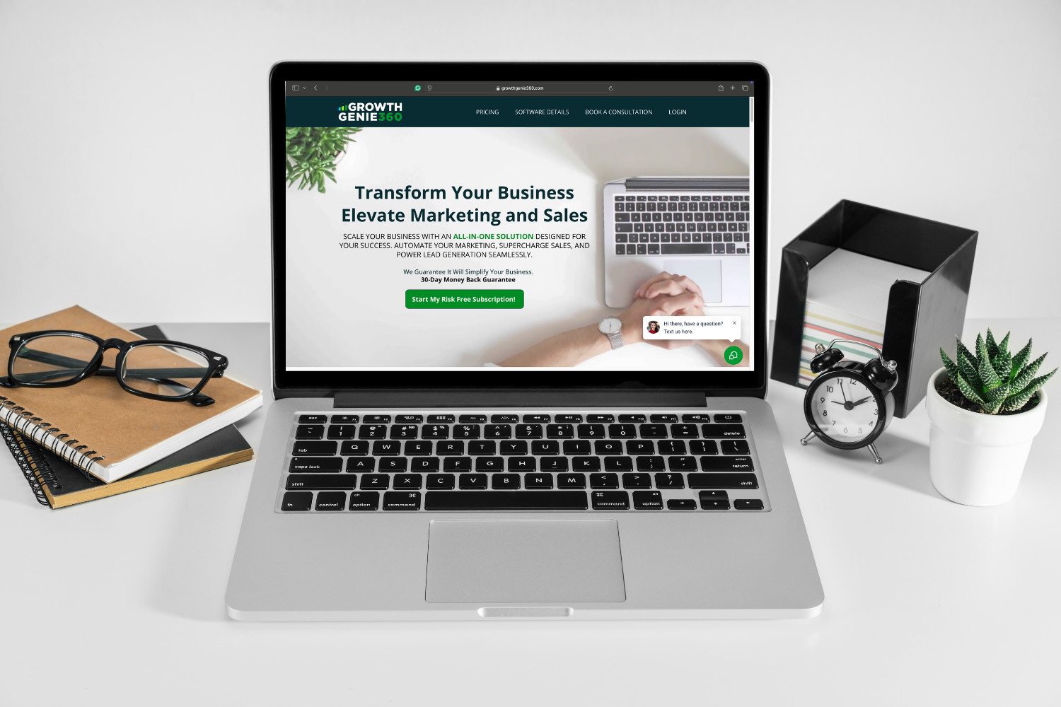 GrowthGenie360 Mockup