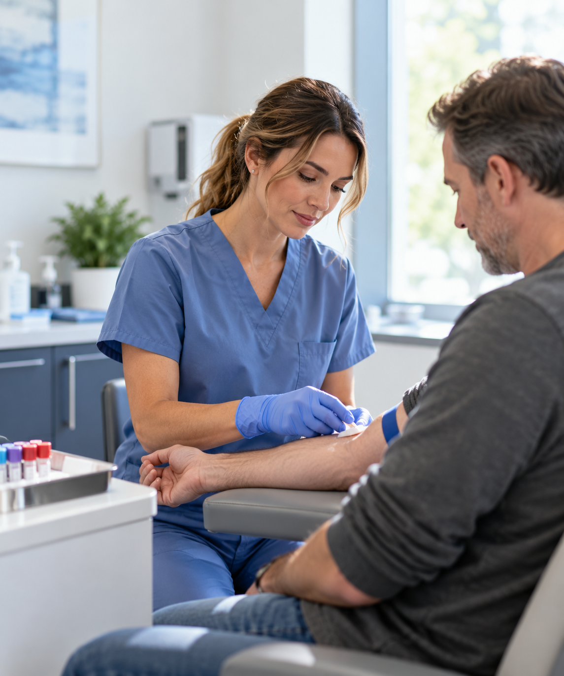 Routine medical diagnostic testing