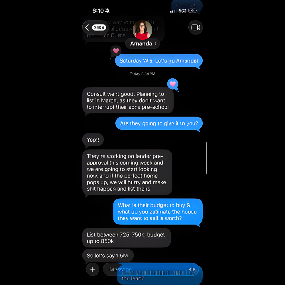 Amanda case study screenshot 6