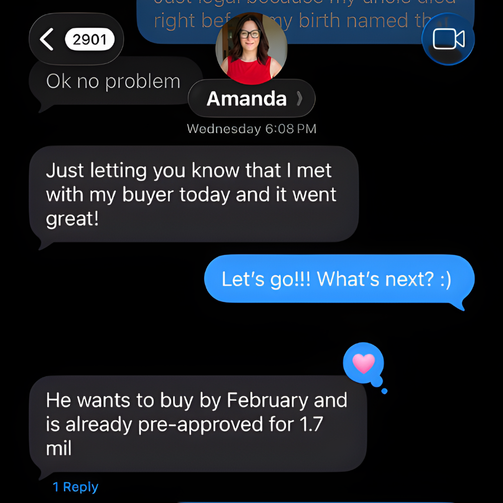 Amanda case study screenshot 7