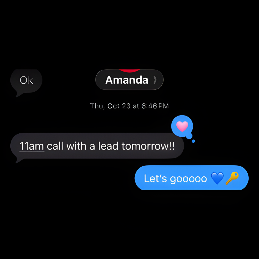 Amanda case study screenshot 1