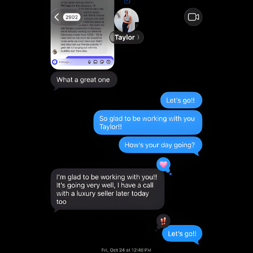 Taylor case study screenshot 2