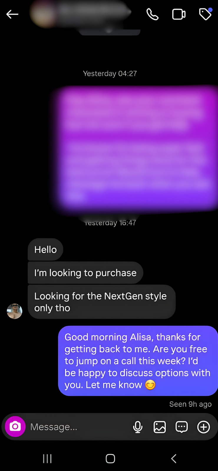 Mariel case study screenshot 1