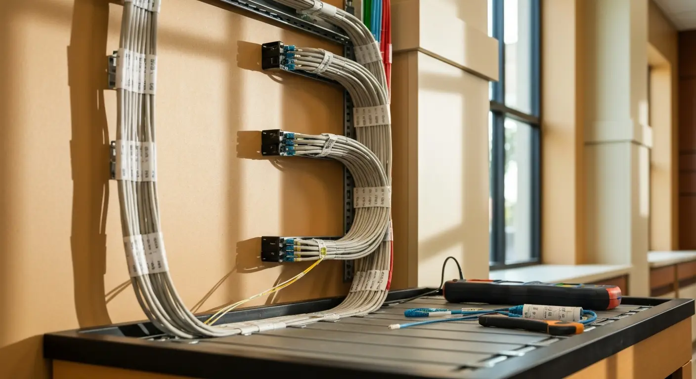 Structured cabling installation