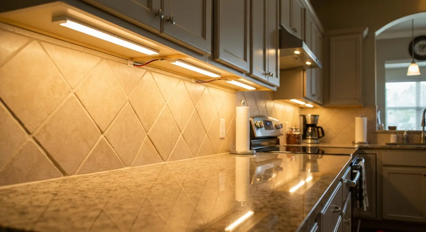 LED accent lighting installation