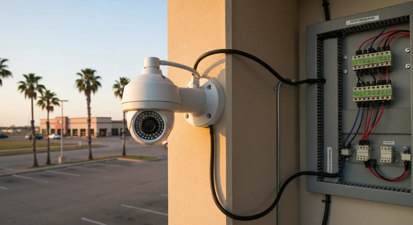 CCTV surveillance setup