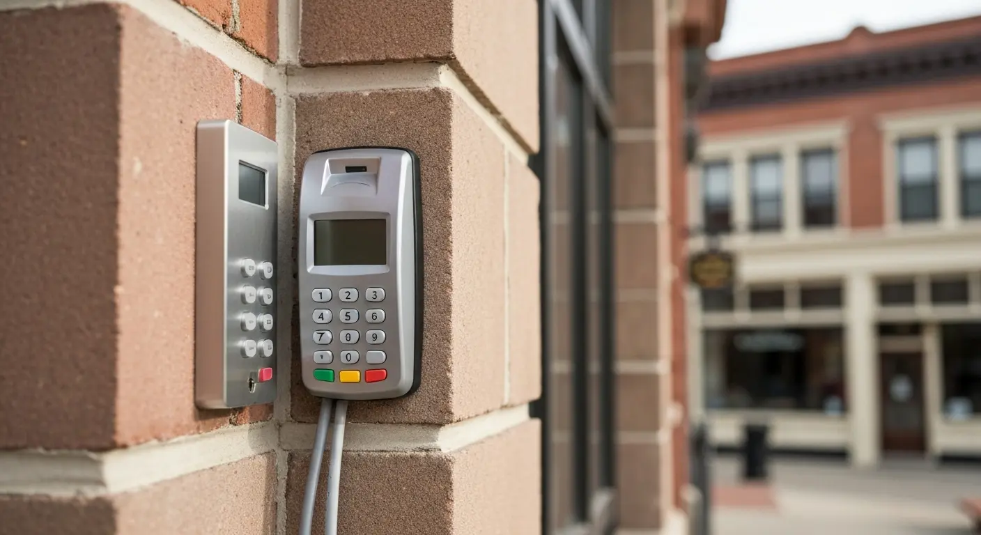 Access control card reader installation