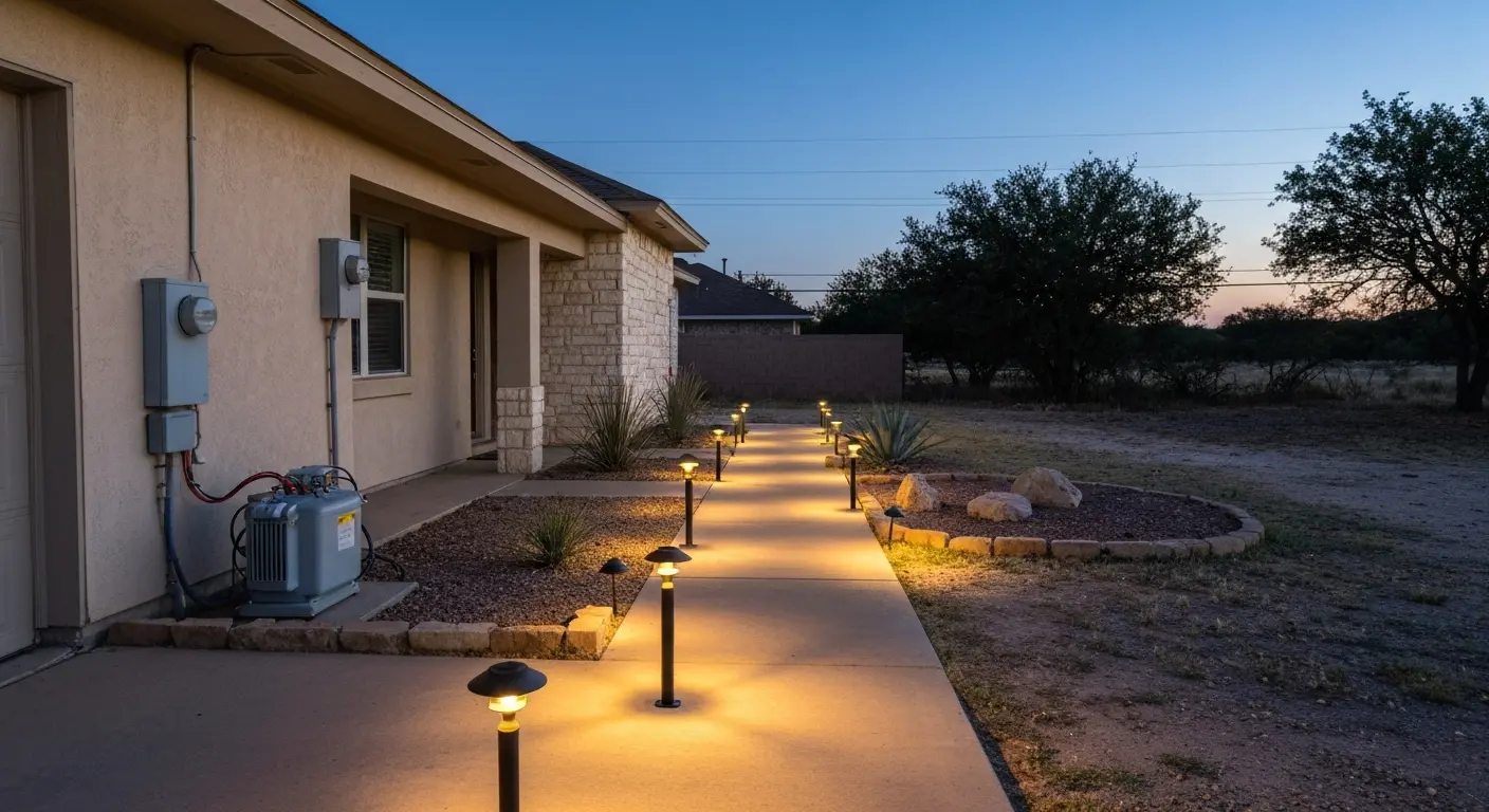 Outdoor LED landscape lighting