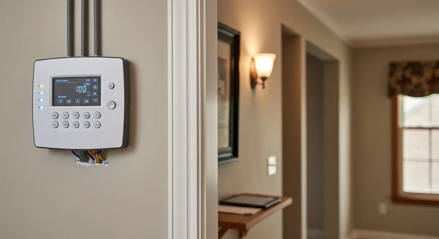 Alarm system control panel