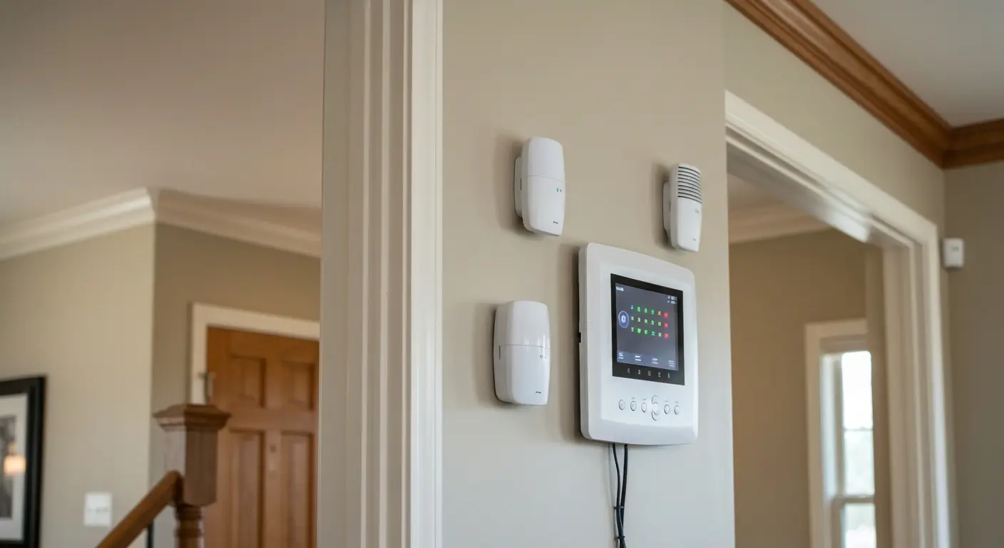 Alarm system control panel
