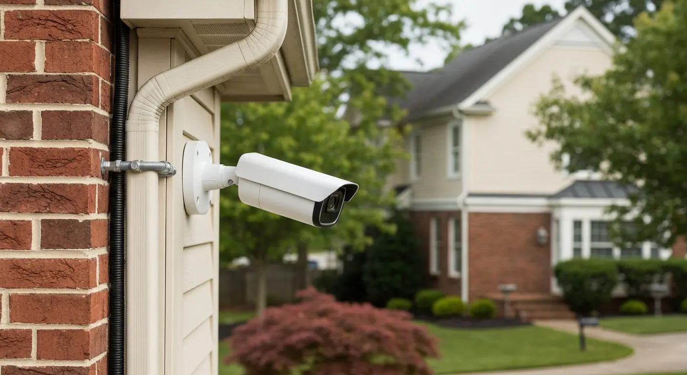 Security camera installation