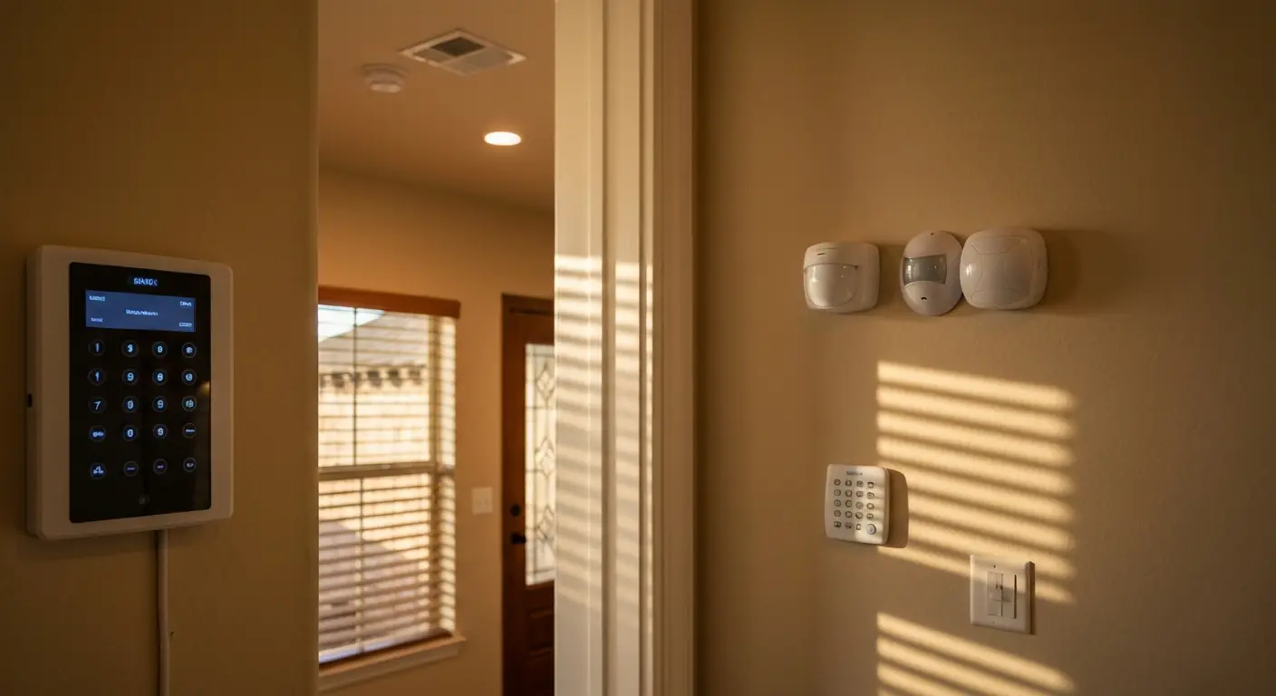 Residential alarm system installation