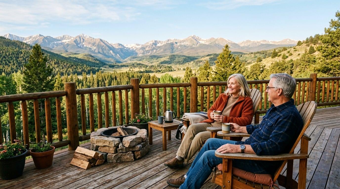a Colorado home in the fall