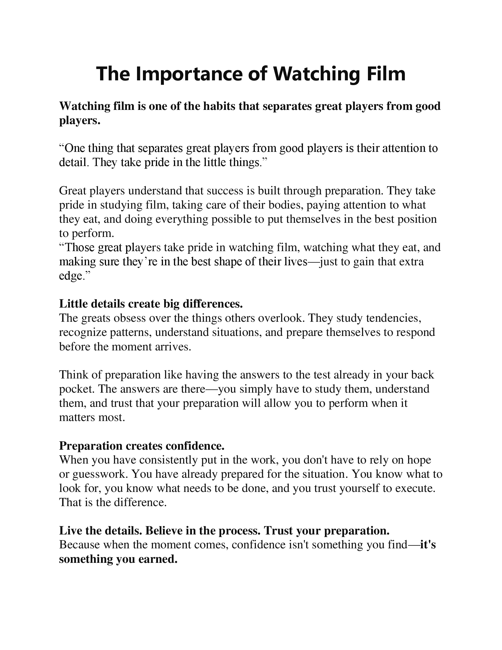 How to Watch Film with your Players — page 1