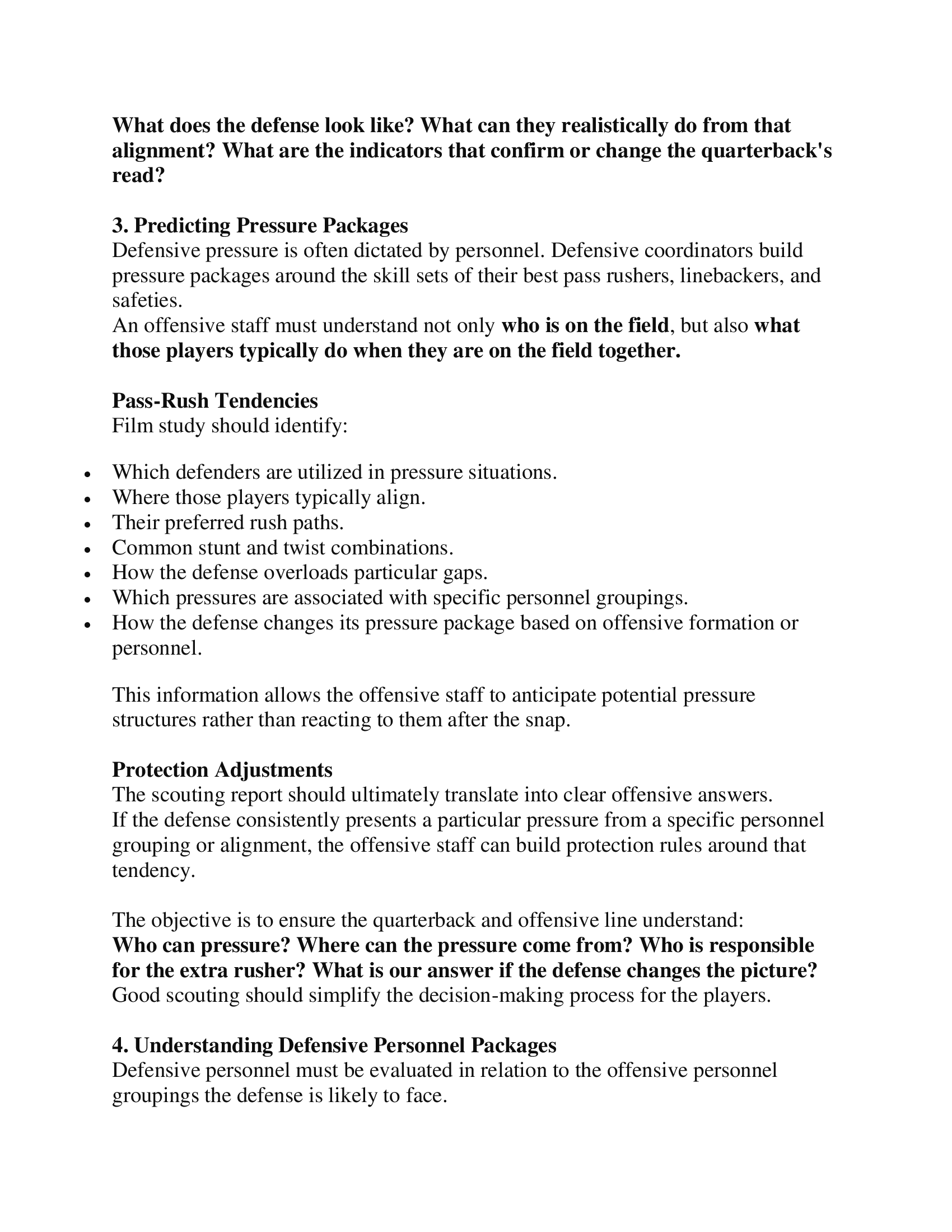 Game Planning Defensive Personnel — diagram 3