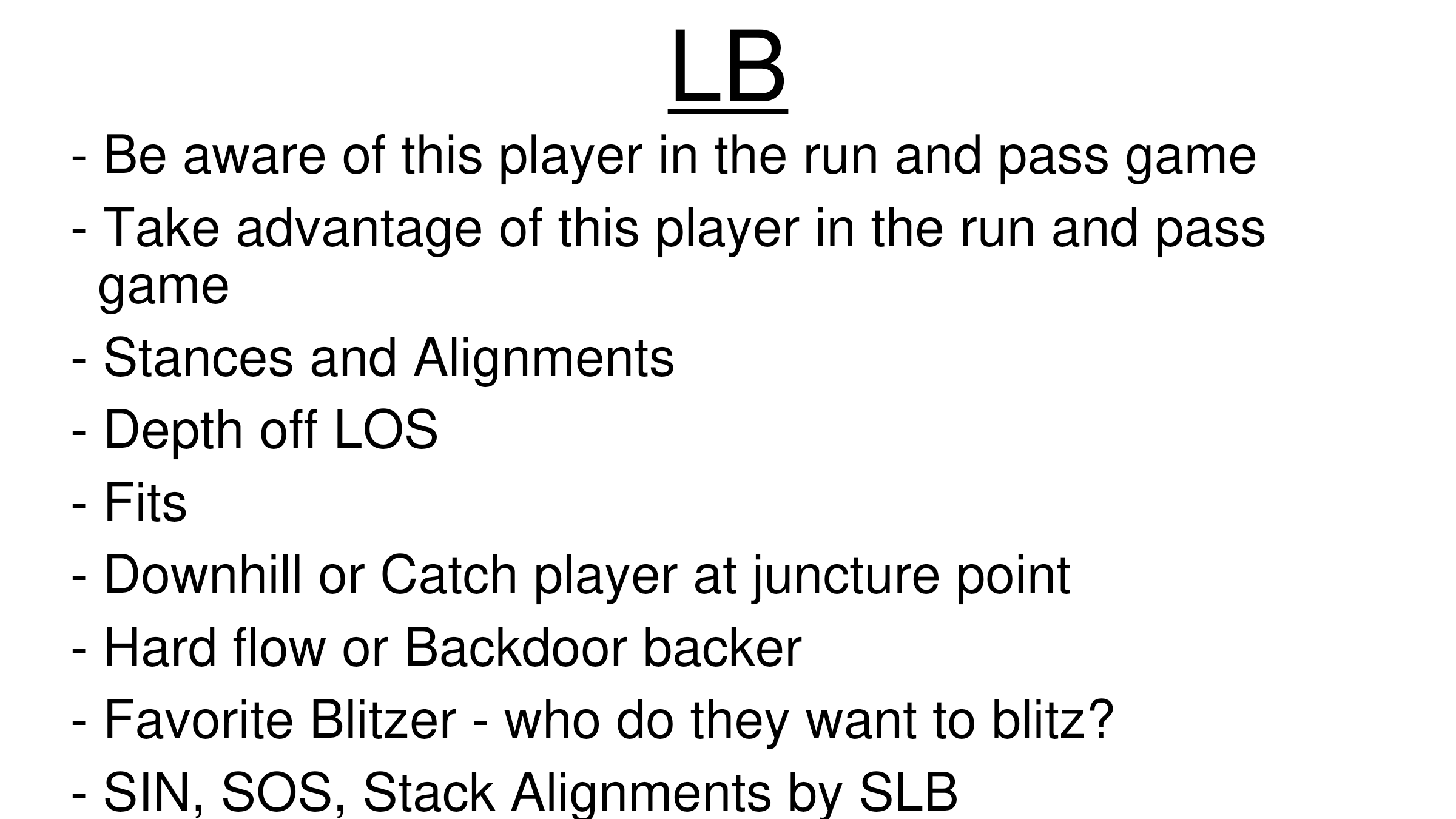 Game Planning Defensive Personnel — diagram 8
