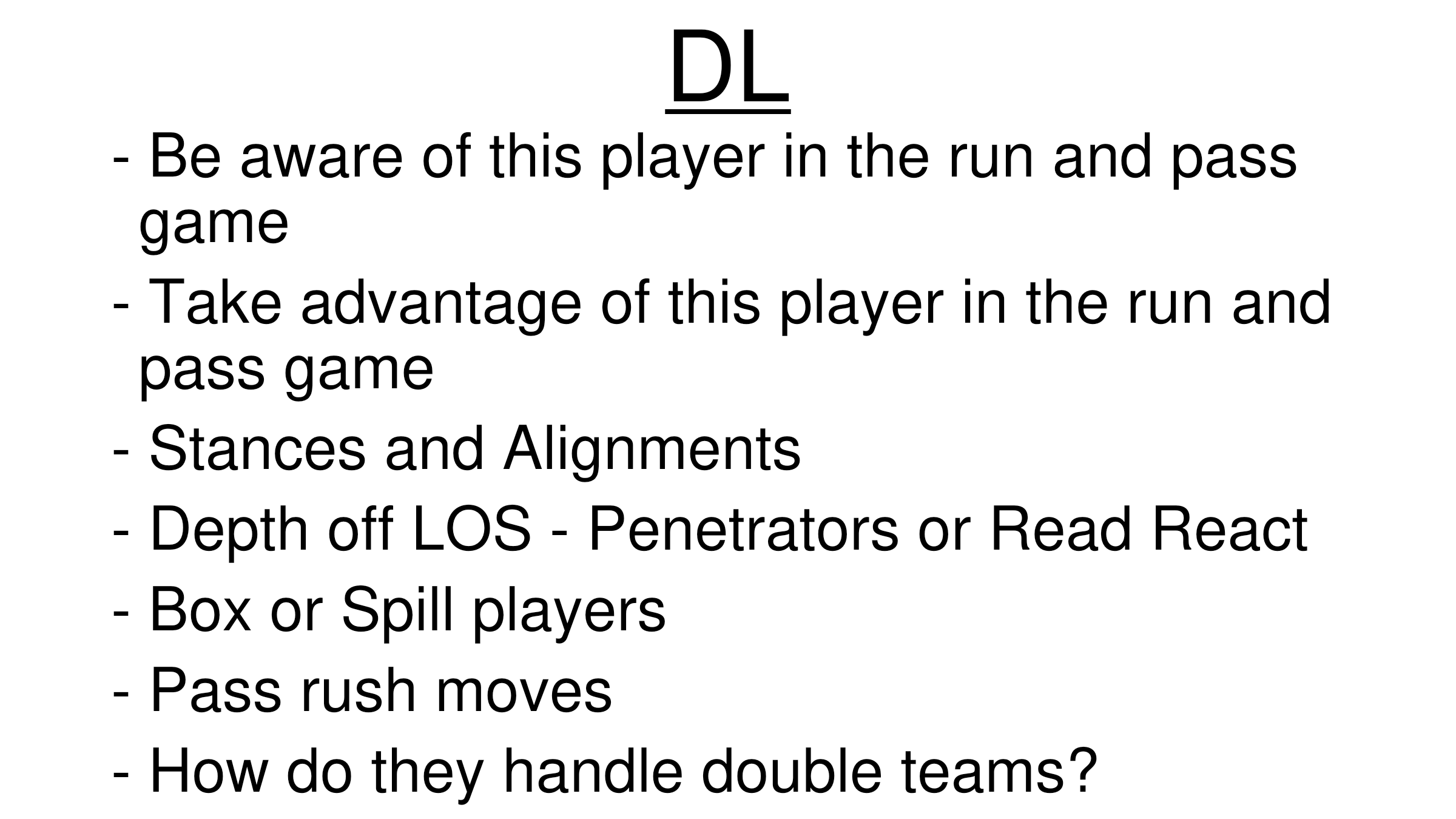Game Planning Defensive Personnel — diagram 7