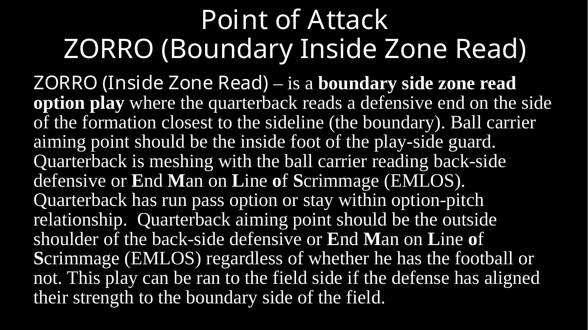 Zorro Zone Read Play — diagram 3