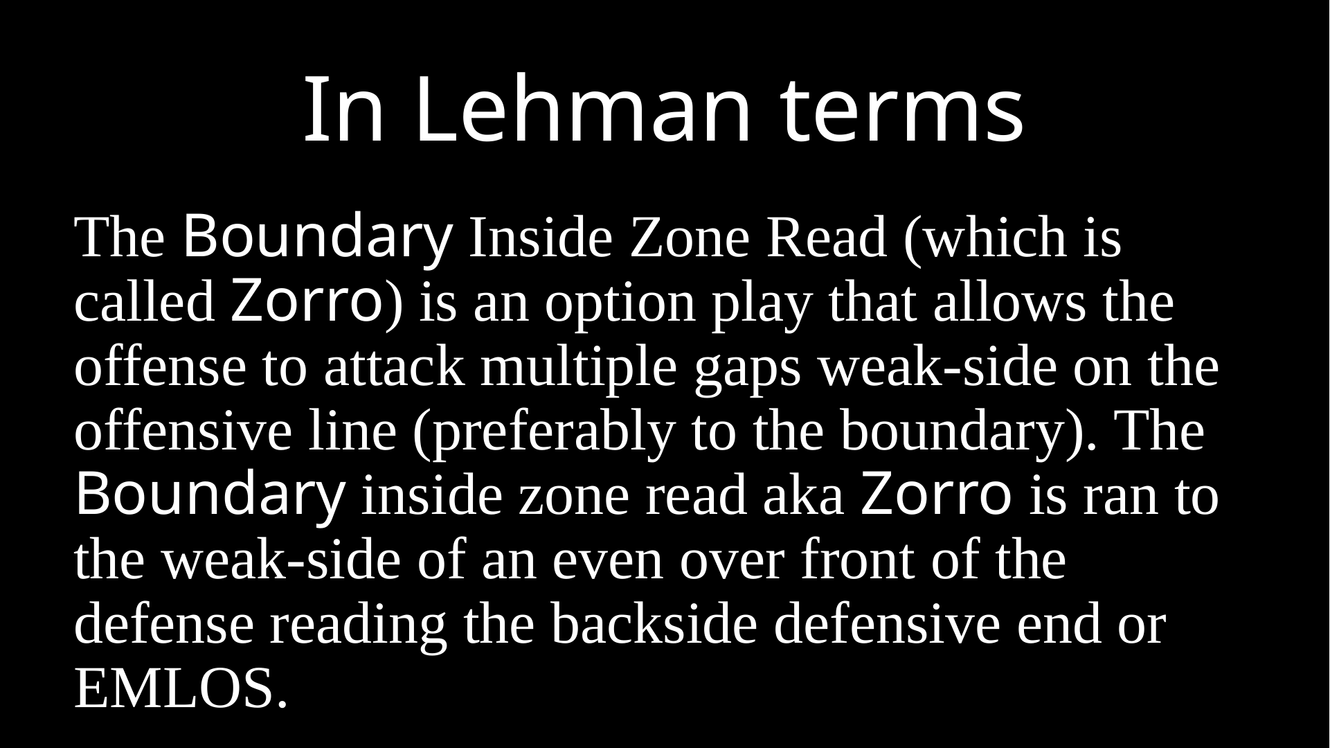 Zorro Zone Read Play — diagram 26